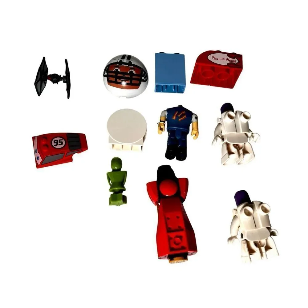 Lot of LEGO Toy Story Minifigures, Brick Built Accesories And Bonus Pieces.